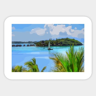 Bora bora Sticker